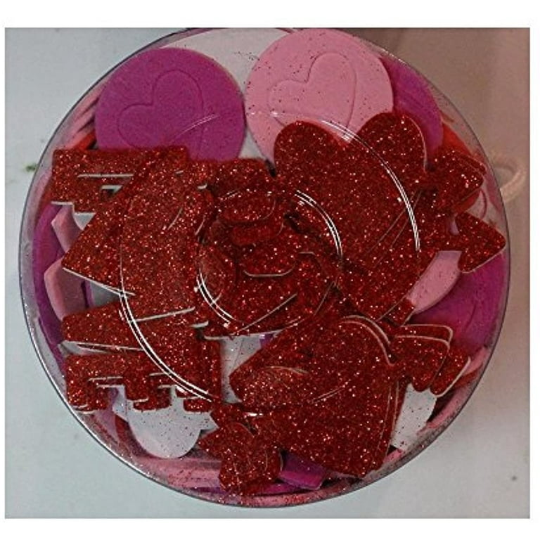 Bulk Jumbo 2000 Piece Colorful Foam Heart Sticker Assortment – Sea