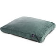 thumbnail image 2 of Majestic Pet | Villa Velvet Rectangle Pet Bed For Dogs, Removable Cover, Azure, Small, 2 of 6
