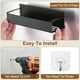 thumbnail image 3 of Organizador magnético de especias para refrigerador de 4 piezas con gancho, negro, 3 of 7