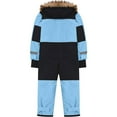 thumbnail image 5 of Boys Romper Jumpsuit Snowsuit Children's Boys Ski Suit Thermal Ski Overall Winter Warm Snow Overall Windproof Winter Suit With Removable Hood Mud Suit Outdoor Softshell Suit 14 Years-15 Years, 5 of 5