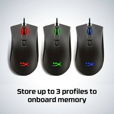HyperX - Pulsefire FPS Pro Wired Optical Gaming Right-handed Mouse with RGB Lighting - Black