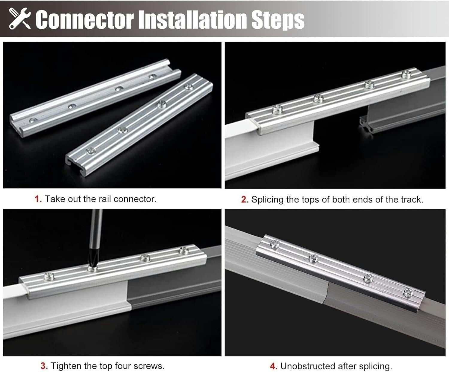 GXCZ Curtain Rods For Windows Wall/ceiling Mounted Curved Curtain Rod, Aluminium Curtain Track For Bathtub Bay Window(Ceiling Mount,300cm/9.8ft)
