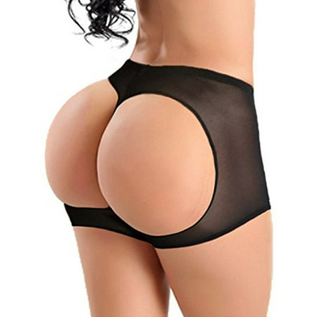 LELINTA Women's Butt lifter Control Panty Shapewear Seamless Hip Enhancer Slim Body Shaper Black