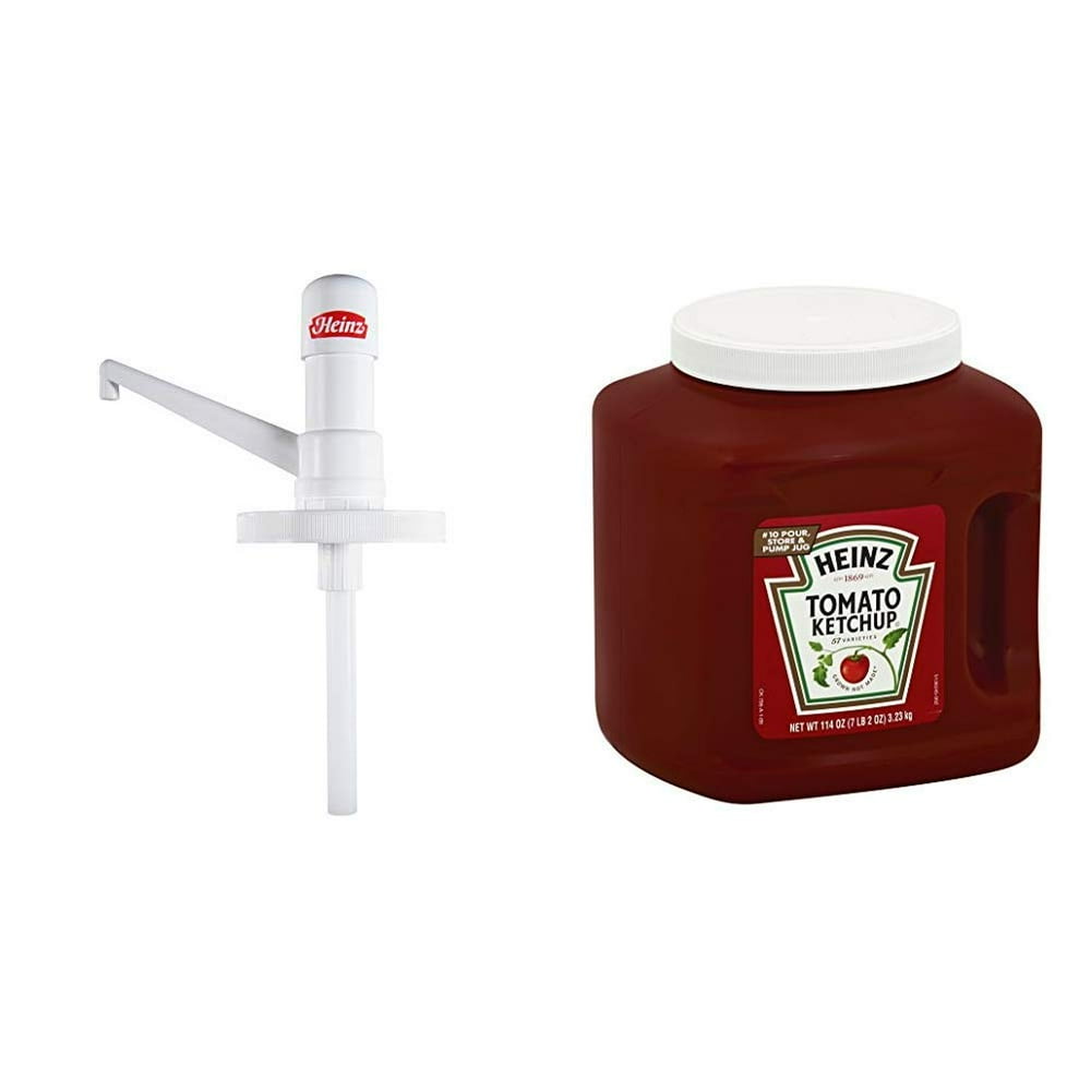 Heinz Ketchup Jug & Pump Set (4 Jug Pumps, 6 Ketchup Jugs) Walmart