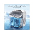 thumbnail image 4 of Nugget Ice Maker Countertop, Self-Cleaning Ice Maker With Ice Basket & Scoop, 26Lbs/24H, 9 Ice Cubes Ready In 6 Mins, Chewable Ice Maker Mach, 4 of 4