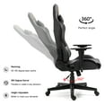 thumbnail image 3 of Gaming Chair with Zodiac Star Sign, Virgo Astrology Logo Ergonomic Computer Chair with Headrest Lumbar Support Recliner Height Adjustable Swivel Office Desk Chair, Constellation, 3 of 7
