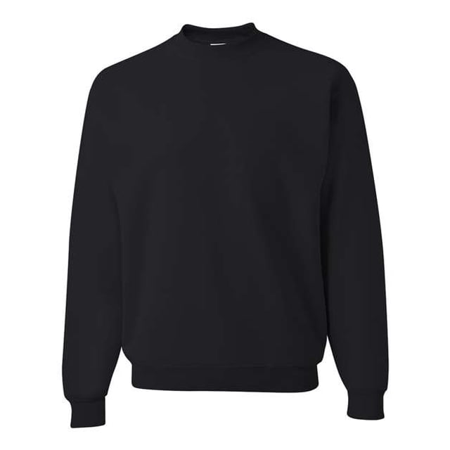 Sudadera con cuello redondo Jerzees NuBlend Hombre Talla Mediana Negro 562MR