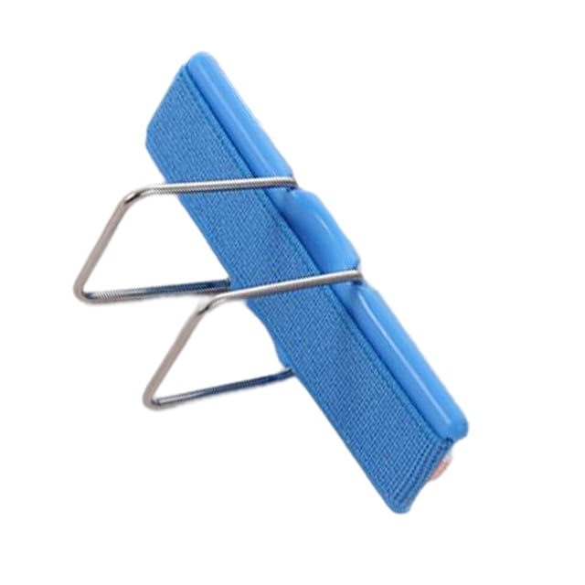 Sidaley Soporte Universal para teléfono, correa para teléfono móvil, agarre para los dedos, pegatina autoadhesiva, banda de mano de Metal plegable, Teléfono y Comunicación Azul