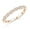 Rose gold, variant on 925 Sterling Silver Wedding Band for Women Cubic Zirconia Twisted Rope Half Eternity Band Ring Size 3-13