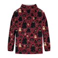 thumbnail image 7 of Hsovts Vintage Halloween Graphic Hoodie for Men, All Over Pumpkin Candy Ghost Spider Pattern Relaxed Fit Everyday Sweatshirt red 2xL, 7 of 7