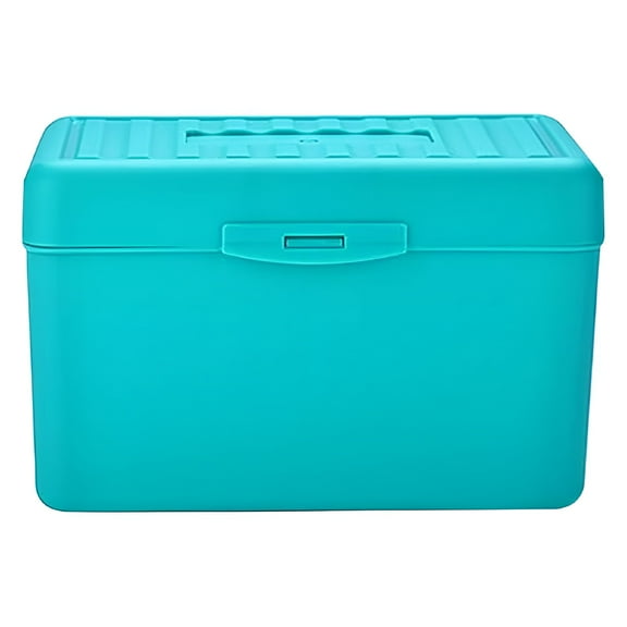 LAMIRO Stackable Flip Top 3 x 5 Index Card Box Holder,Card Capacity Box,Desktop storage box 14.58.59cm