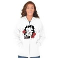 thumbnail image 3 of Betty Boop Sassy Flirty Cartoon Women Plus Size Zipper Hoodie Brisco Brands 5X, 3 of 5