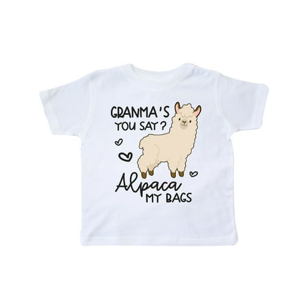 

Inktastic Granma s You Say Alpaca My Bags Gift Toddler Boy or Toddler Girl T-Shirt