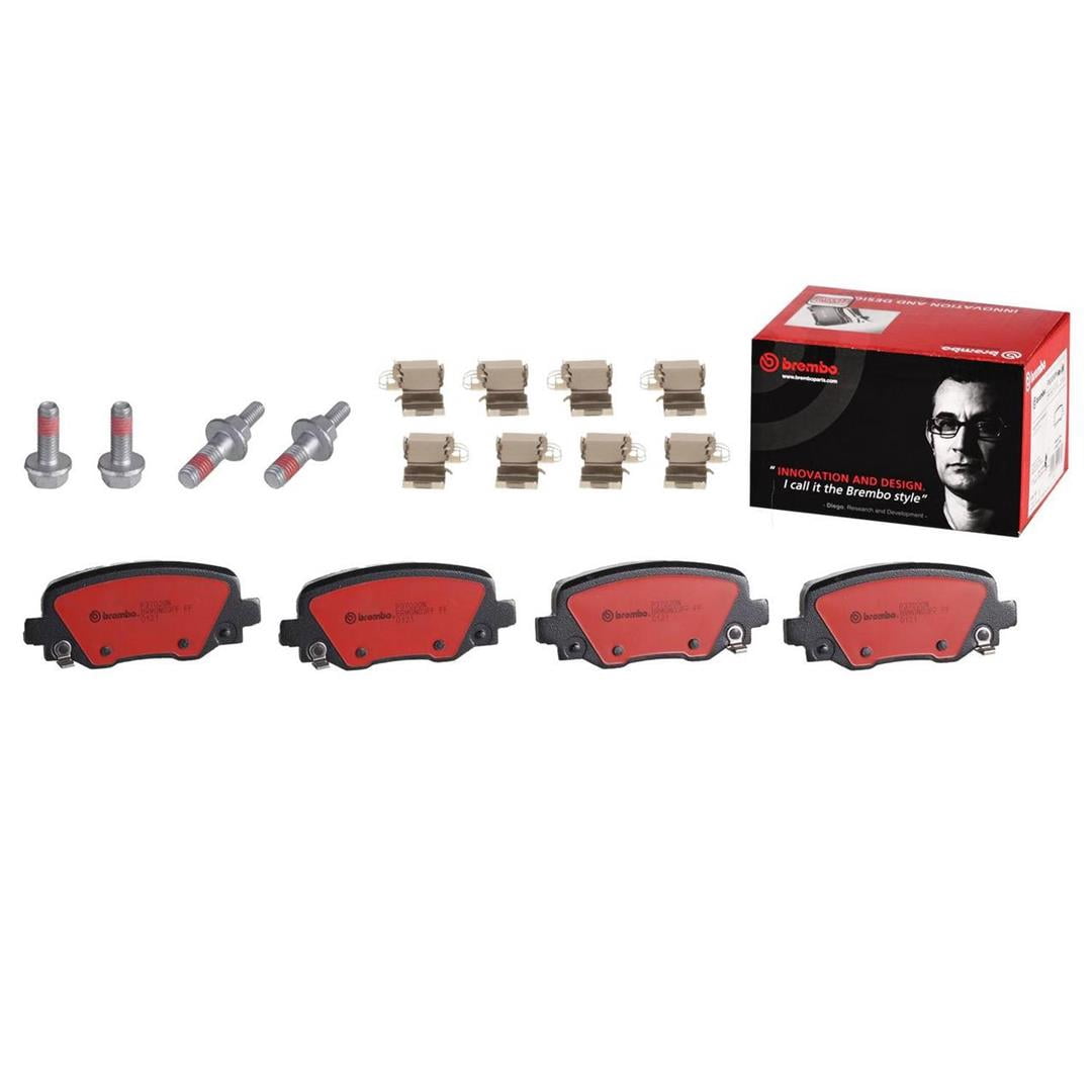Brembo P37020N Premium NAO Ceramic OE Equivalent Pad