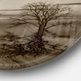 thumbnail image 3 of Designart 'Flying Birds and Lonely Tree' Extra Large Wall Art Landscape, 3 of 5