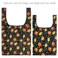 thumbnail image 6 of Wrapables JoliBag Collection Reusable Shopping Bag (Set of 2), Oranges & Lemons, 6 of 6