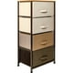thumbnail image 1 of Mueble Buro Organizador Comoda 4 Cajones Tela Moderno Café, 1 of 6
