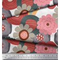 thumbnail image 3 of Soimoi Moss Georgette Fabric Flower Artistic Fabric Prints By Yard 42 Inch Wide, 3 of 3