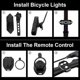 thumbnail image 4 of Bicycle Tail Light - with Wireless Remote Control Arrow Turn Signal 5 Modes USB Rechargeable, 4 of 5