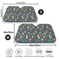 thumbnail image 3 of Balery Cartoon Space Print Car Windshield Sun Shade,Windshield Sunshade for Car Pickup Truck SUV Accessories-, 3 of 7