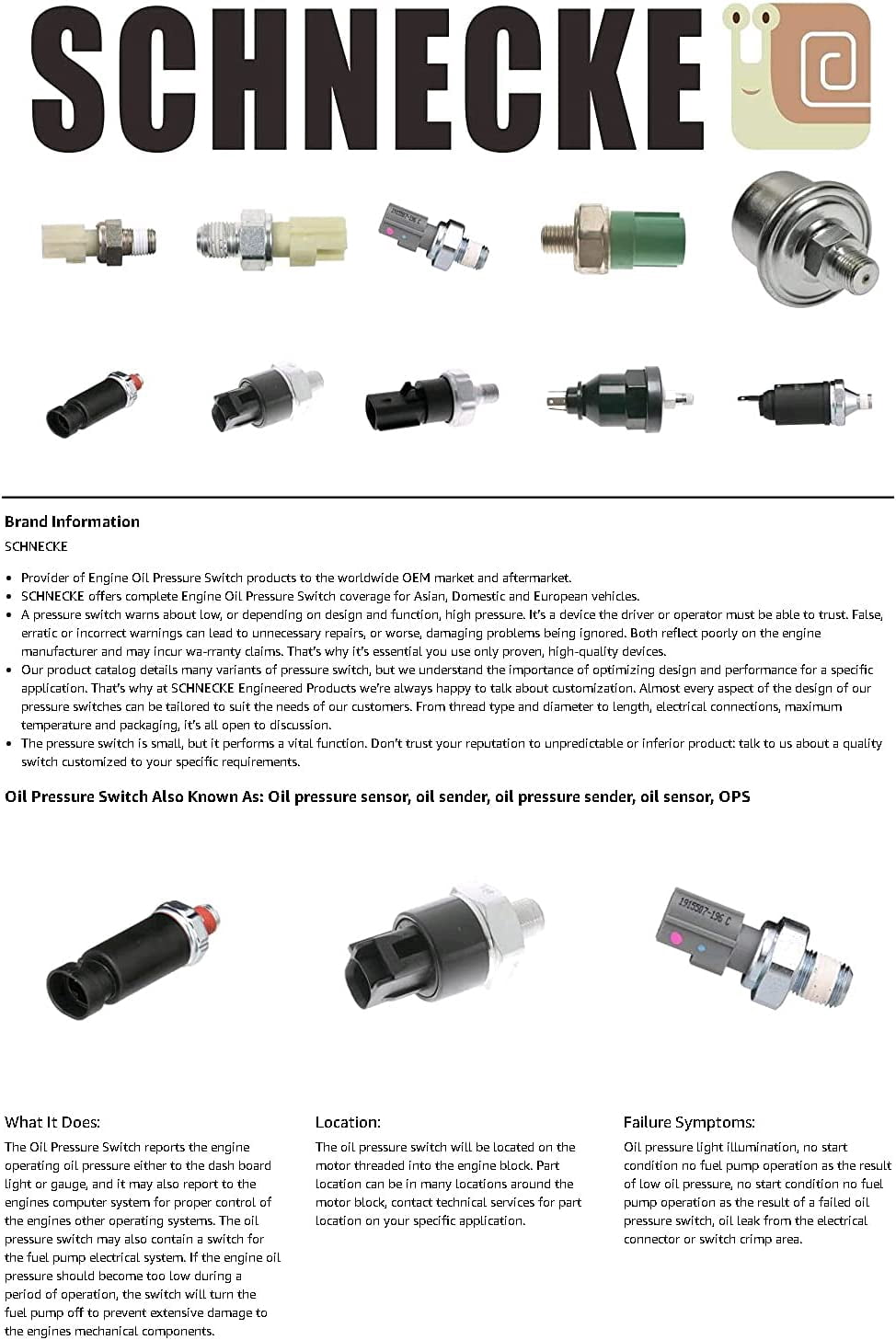 Engine Coolant Temperature Sender