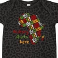 thumbnail image 4 of Inktastic Black History Month History Starts Here African Fabric Print Boys or Girls Baby Bodysuit, 4 of 5