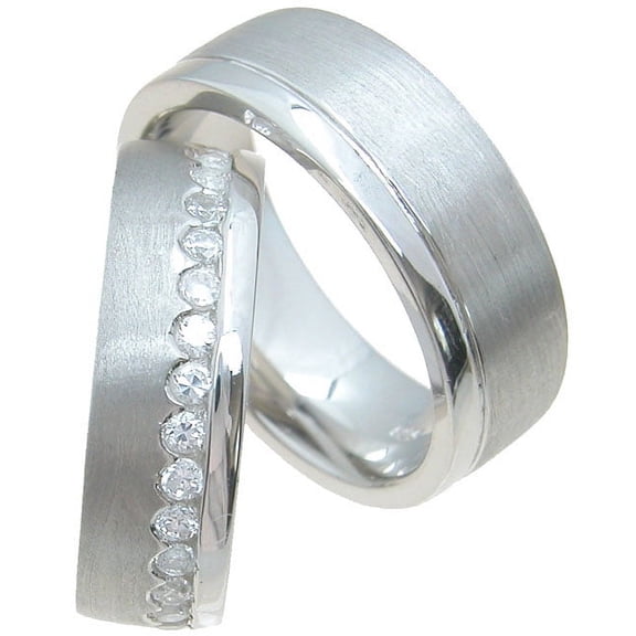 925 Sterling Silver Couples Rings and Wedding Bands