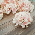 thumbnail image 6 of Efavormart 10 Pack Pink Artificial Hydrangeas Head and Wire Stems - Dual Tone Hydrangea Flower, 6 of 11