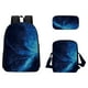 thumbnail image 1 of Bolso de escuela con patrón de animales en 3D, bolso multifunción de viaje transpirable para exteriores, 3 piezas Wmkox8yii jkg5011, 1 of 1