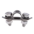 thumbnail image 3 of 2 Pieces Heavy Duty Throttle Cable Clamp 1 inch 25mm for Boat Small Yacht rv Truck Car Vehicle (Stainless Steel), 3 of 8