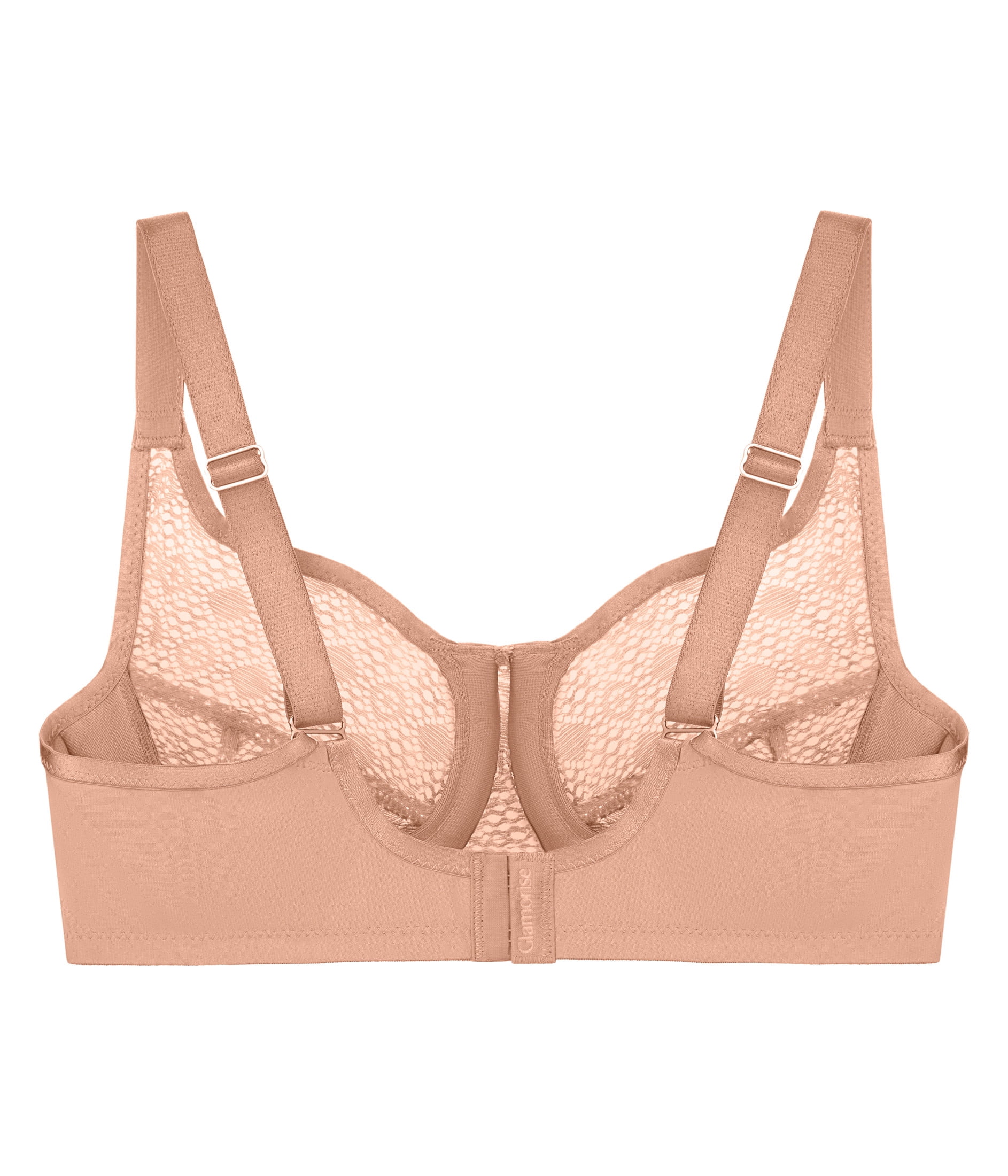 Glamorise Lace Comfort WonderWire Underwire Bra 9855 (Women's & Women's Plus)
