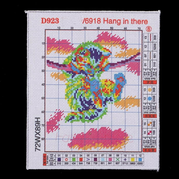 Cleana Arts Kits De Punto De Cruz, Niña Y Perro, 11CT