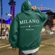 thumbnail image 1 of MHFRRA Sudadera con Capucha y Estampado de Letras para Uso Informal Jersey Elegante y Cómodo para Uso Diario Ideal para Actividades Al Aire Libre y Relajación Multicolor, 1 of 5