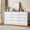 Dressers | White 12 Drawers, variant on 9-Drawer Dresser, Large Horizontal Storage Chest with Deep Drawers and Wide Top, Green