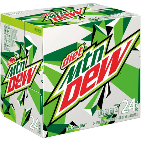 Diet Mountain Dew Soda - 24pk/12 fl oz Cans