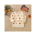 thumbnail image 2 of Bagilaanoe Toddler Baby Girl Boy Halloween Sweatshirt Long Sleeve Pumpkin/Ghost Print Pullover 6M 12M 2T 3T 4T 5T 6T Kids Fall Loose Tee Tops, 2 of 9
