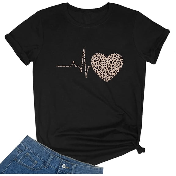 Women Graphic Cute T-Shirts Cotton Tops