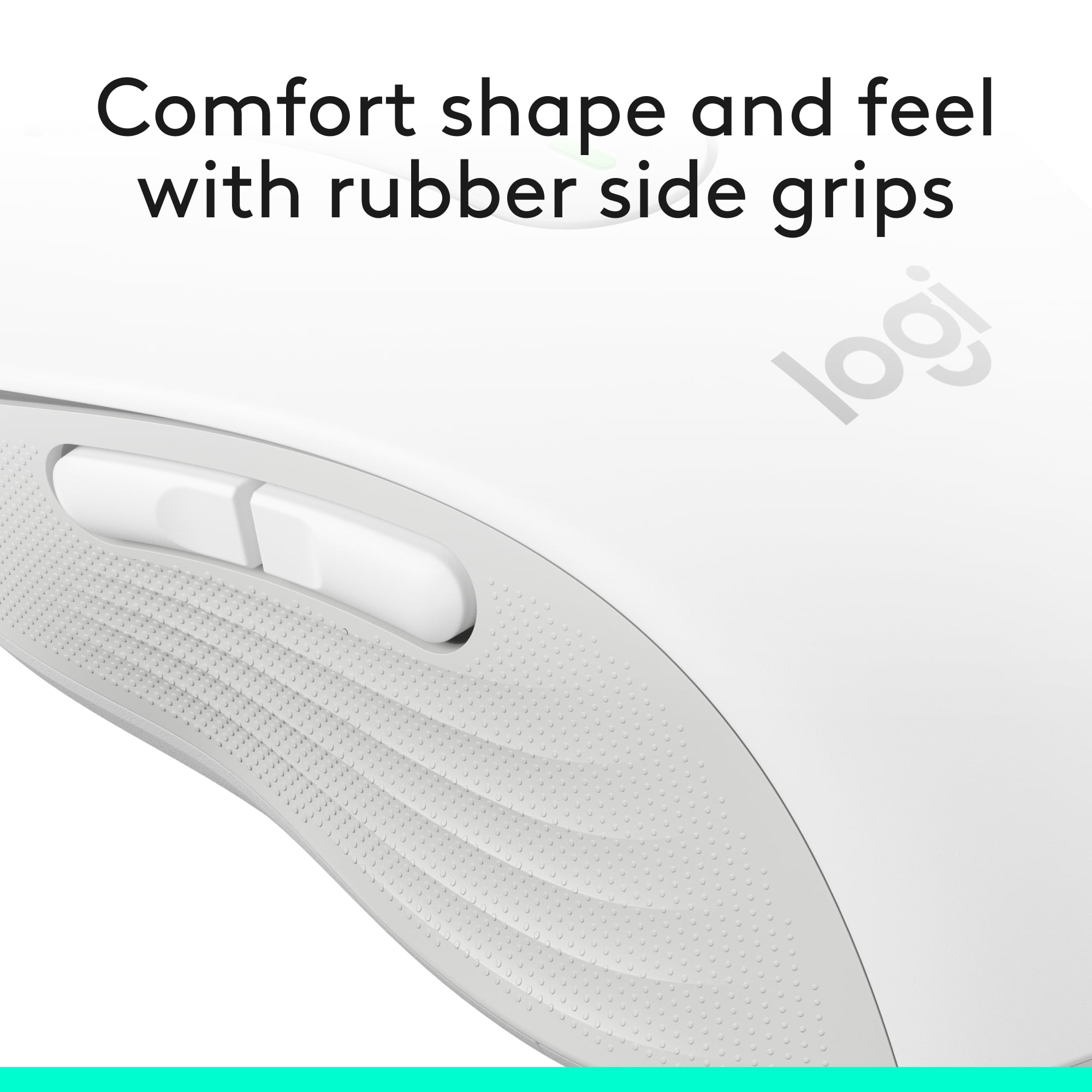 Logitech Signature M650 Wireless Mouse - For Small to Medium Sized Hands, 2-Year Battery, Silent Clicks, Customizable Side Buttons, Bluetooth, for PC/Mac/Multi-Device/Chromebook