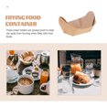 thumbnail image 2 of 100Pcs Frying Food Box Oil Proof Paper Box Paper Snack Container Fried Food Holder, 2 of 8