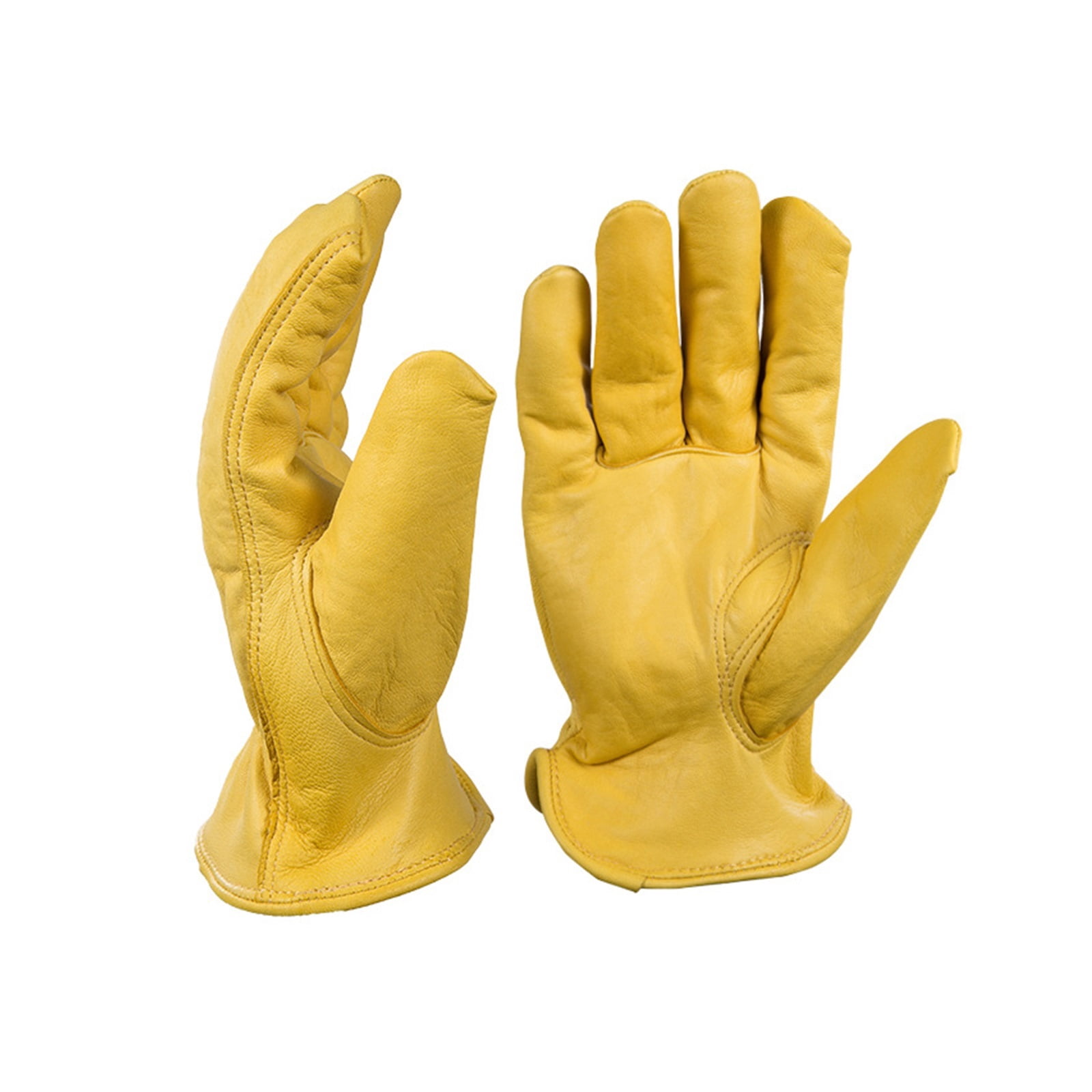 Leather Work Gloves Working Welding Safety Protective Gloves For Motorcycle Wood Cutting Construction Driving Garden ,Great Choice