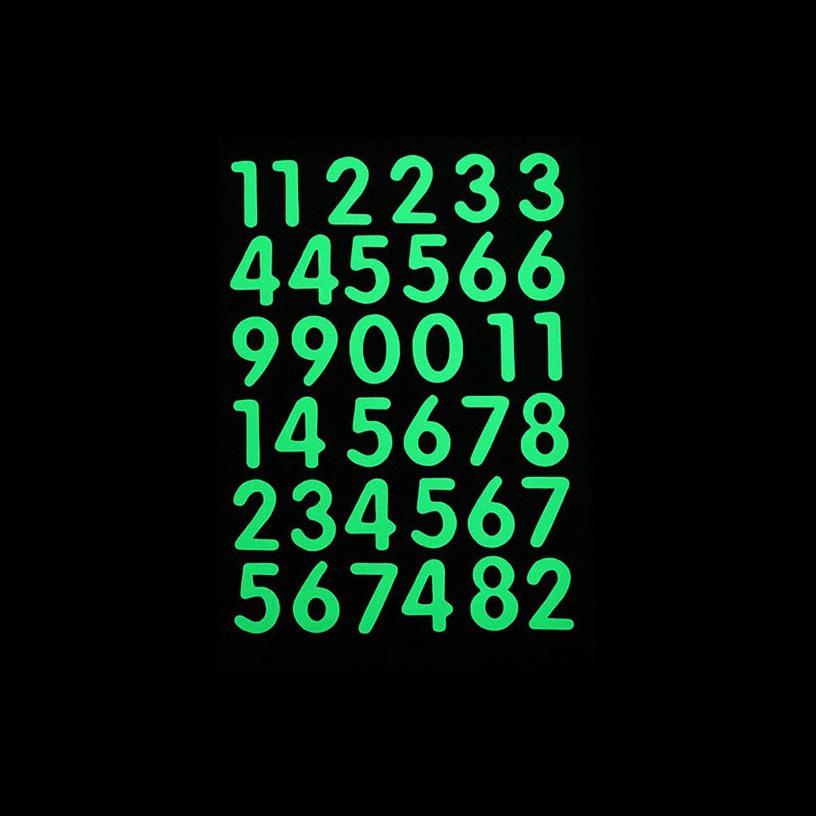 PhoneSoap Luminous Numbers English Letters Luminous Stickers Removable