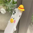 thumbnail image 3 of 3D Cartoon Case Compatible with iPhone 11 Pro Max, Cute Cool Fun Soft Silicone Bumper Case Protective Cover (Duck with Hat, iPhone 11 Pro Max), 3 of 14