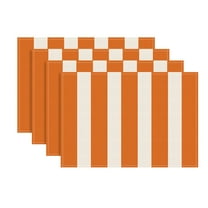 FeiFu 4pcs Hallow-een  Thanksgiving Placemats Table Decorations Suitable for Hallow-een  and Thanksgiving Table for Decorating Kitchen Dining Table