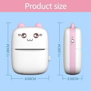 Aibecy Mini Thermal Printer Photo Printers with Printing Paper & USB Cable, Blue