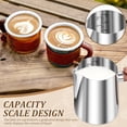 thumbnail image 5 of FUYGRCJ 20oz/600ml Milk Frothing Pitcher, 304 Stainless Steel Barista Espresso Steaming Pitcher with Ergonomic Handle and Measurement Scale for Latte Art with Coffee Art Pen, 5 of 12
