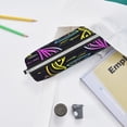 thumbnail image 6 of Haiem Neon Bar Drinks Print Leather Pencil Case Art Supplies Case Zipper Pencil Pouch Stationery Storage Pencil Bag, 6 of 7