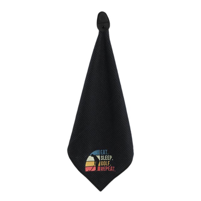 CSChome Dirt Removal Golf Towel Magnetic Microfiber Golf Towel Quick Drying Waffle Pattern Club Ball Cleaning Wipe