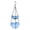 Blue, variant on PrimeGo Hanging Bird Feeder for Outdoors Two-Tier Wild Bird Feeder Heart Shaped Seeds And Water Feeder Tray for Outside Garden Patio Deck Yard