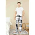 thumbnail image 2 of HiddenValor Mens Plaid Cotton Pajama Lounge Pants, 2 of 5