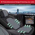 thumbnail image 2 of DIKSOAKR Car Seat Covers for Subaru Outback 2007-2024 2025 Leather Seat Covers Full Set 5 Seats Waterproof Automotive Seat Cushion Protectors (2 Row 5 Seat, Black&Grey), 2 of 7